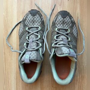 Merrell Women's Hiking Shoes in Gray and Mint